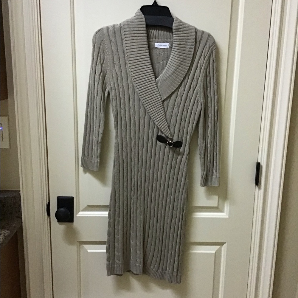 A cute sweater dress!